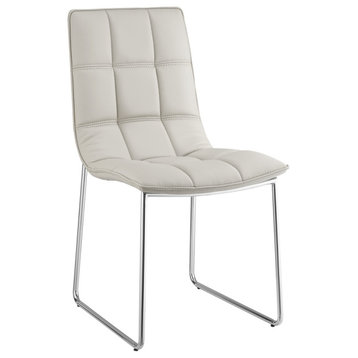 Casabianca Home Leandro Dining Chair With Light Taupe Finish CB-870