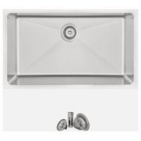 STYLISH Valencia Dual-Mount 31" Stainless Steel Single-Bowl Kitchen Sink