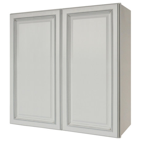 Sunny Wood RLW3636-A Riley 36"W x 36"H Double Door Wall Cabinet - White