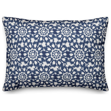 Radial Shibori Pattern 14x20 Indoor / Outdoor Pillow
