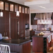niches above cabinets, only open
