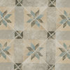 Pompei Star Blue Porcelain Floor and Wall Tile