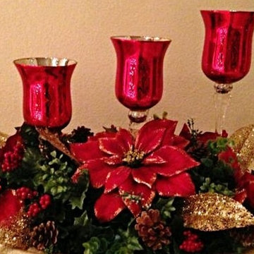 Gomez Residence Tabletop Candle Centerpiece Decor