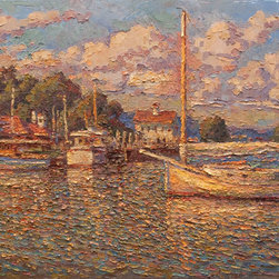 Catboat at Essex by Leif Nilsson - Paintings