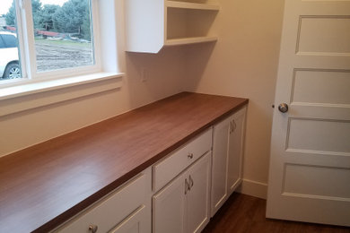 White Farmhouse Kitchen and Pantry