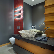 Master bedroom wall