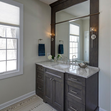 "Greige" Master Bathroom