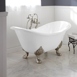 ARABELLA CAST IRON DOUBLE-SLIPPER TUB - Bathtubs
