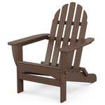 POLYWOOD - Polywood Classic Folding Adirondack Chair, Mahogany - Summertime and relaxation take on a whole new meaning when you kick back in the comfortably contoured seat of the POLYWOOD Classic Folding Adirondack. This sturdy chair is constructed of solid POLYWOOD lumber that's durable enough to withstand nature's elements. Plus, it comes with the added convenience of folding flat for easy storage and transportation. While this chair is available in a variety of attractive, fade-resistant colors that give the appearance of painted wood, it requires none of the maintenance real wood does. There's no painting, staining or waterproofing involved, nor will this chair splinter, crack, chip, peel or rot. It's also resistant to stains, corrosive substances, salt spray and other environmental stresses. Here's something else you'll like about this easy, worry-free chairit's made right here in the USA and backed by a 20-year warranty.