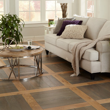 Bold, Formal Sitting Room - Lexington Temple, Engineered, Oak Hardwood