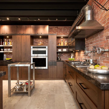 Armoires de cuisine style loft/industriel
