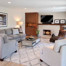 Living room rug and chairs
