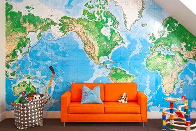 Trendy kids' room photo in New York