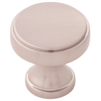 Brownstone Collection Knob 1-1/4" Diameter, Satin Nickel