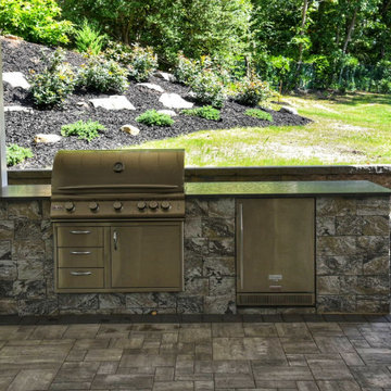 Residential: Sun Protection Pergola Shades Massive Backyard Patio