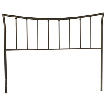 Hillsdale Edgewood Traditional Full Queen Metal Spindle Headboard With Frame