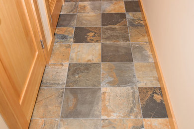 Inspiration for a rustic bathroom remodel in Seattle