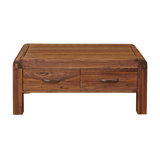 Shiro Walnut 4-Drawer Coffee Table