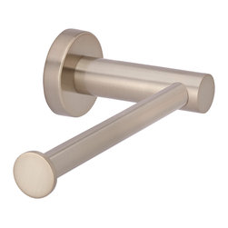 Round Champagne Toilet Roll Holder by Meir SKU: MR02-R-CH - Bathroom Accessory Sets