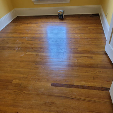 floor and stairway rehab in historical home
