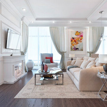 Apartments in the residential complex "Zarechny" area - 65 sq.m.