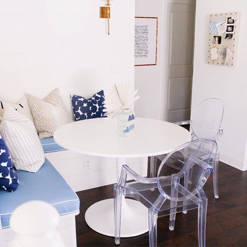 Air blue breakfast nook cushions