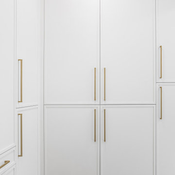 Sherwood Park Custom Home - Rift Cut White Oak with Natural Lacquer