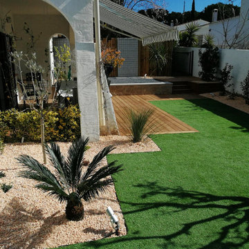 Aménagement d'un jardin en Espagne
