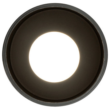 Pilson 15" Rod Pendant, Replaceable LED, Matte Black