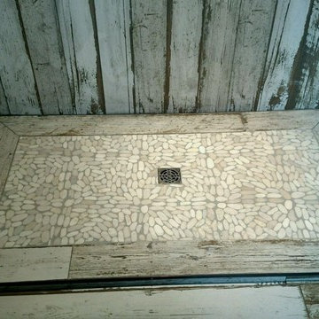 Wood-look Tile Shower