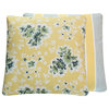 Duralee Tilton Fenwick Yellow Floral Throw Pillow, 20x20