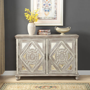 2-Door Credenza, Francesca Ivory Rub