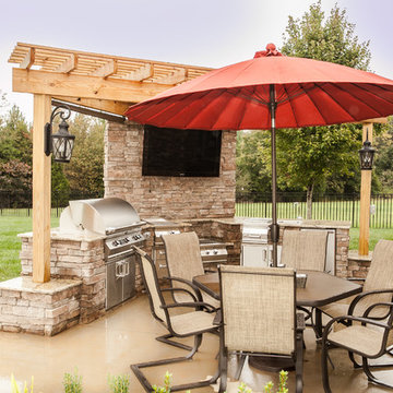 Custom Outdoor Kitchen in Troutman NC