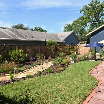 Eclectic Art Garden - Light and Dark