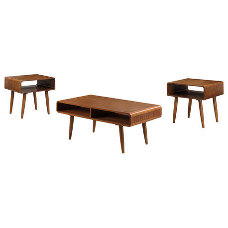 Dansk 3-Piece Occasional Table Set, Zebra Series