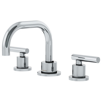 Dia Widespread Two-Handle Bathroom Faucet with Push Pop Drain (1.0 GPM)