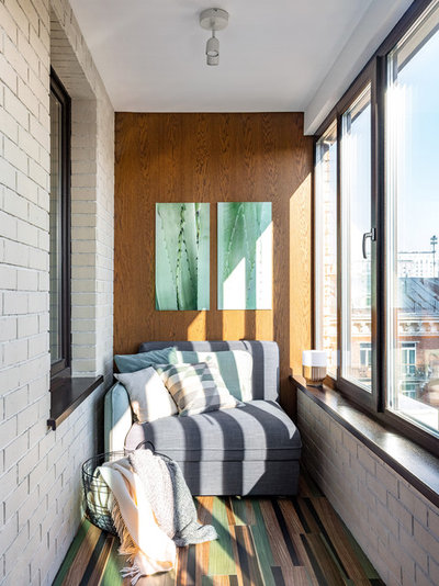 Фьюжн Балкон и лоджия by MO interior design