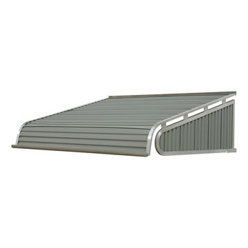 1500 Series Aluminum Door Canopy 48"x42" Projection, Graystone