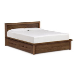 Moduluxe Storage Bed with Panel Headboard - Platform Beds