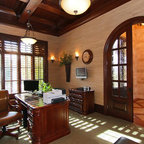 Eco-Friendly Tuscan Estate - Mediterranean - Home Office - Los Angeles ...