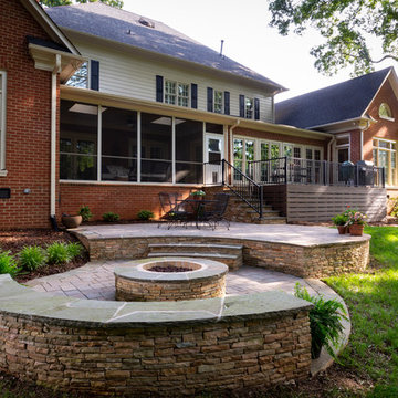 Country Club Firepit and Patio Renovation