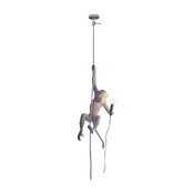 Resin Lamp "Monkey Lamp-Us", With Rope