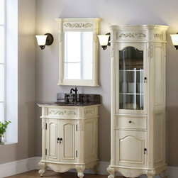 Windsor 30" Antique Bathroom Vanity - Bathroom Vanities And Sink Consoles