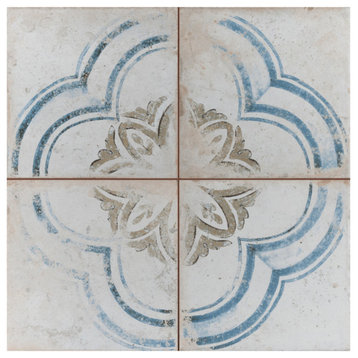 Kings Root Blossom Ceramic Floor and Wall Tile