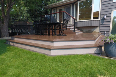 Inspiration for a contemporary home design remodel in Calgary
