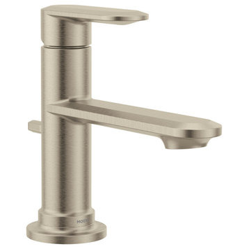 Moen 6504 Greenfield 1.2 GPM 1 Hole Bathroom Faucet - Brushed Nickel