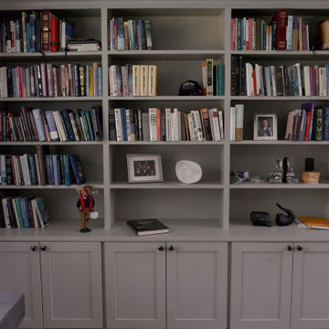 Interior makeover with custom fireplace | Habermehl Contracting Ltd
