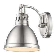 Golden Duncan 1-LT Bath Vanity Light 3602-BA1 PW-PW - Pewter