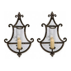 Carey Old World Sconce - Set of 2 - Wall Sconces