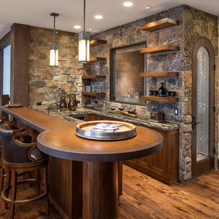 75 Beautiful Rustic Home Bar Pictures Ideas Houzz